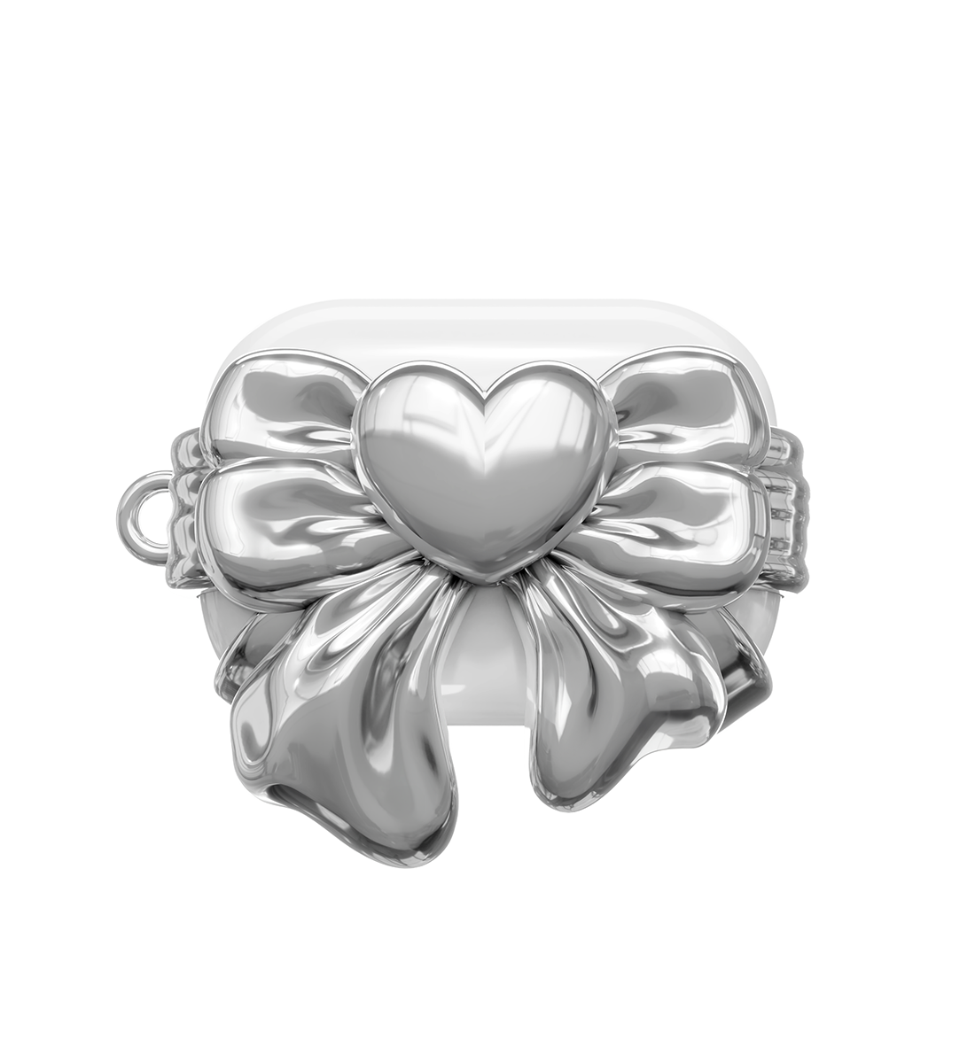 Airpods BOW 01 SILVER - ANDAASH Unique Contemporary AirPods Airpods BOW 01 SILVER - ANDAASH Unique Contemporary AirPods