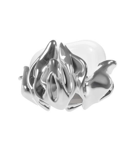 【韓国ANDAASH アンダッシュ】Airpods Lot Silver Airpods Lot Silver – ANDAASH
