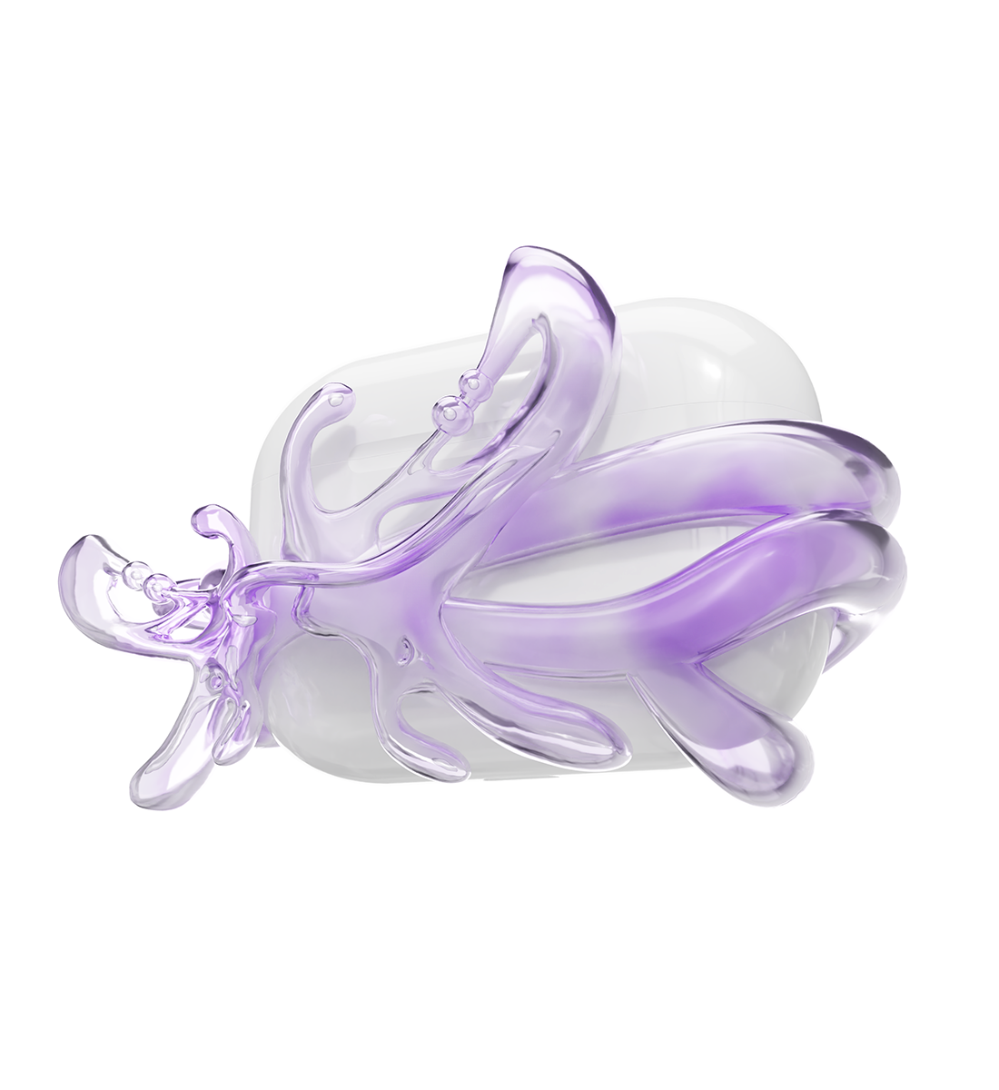 Airpods Bfy Glass Purple