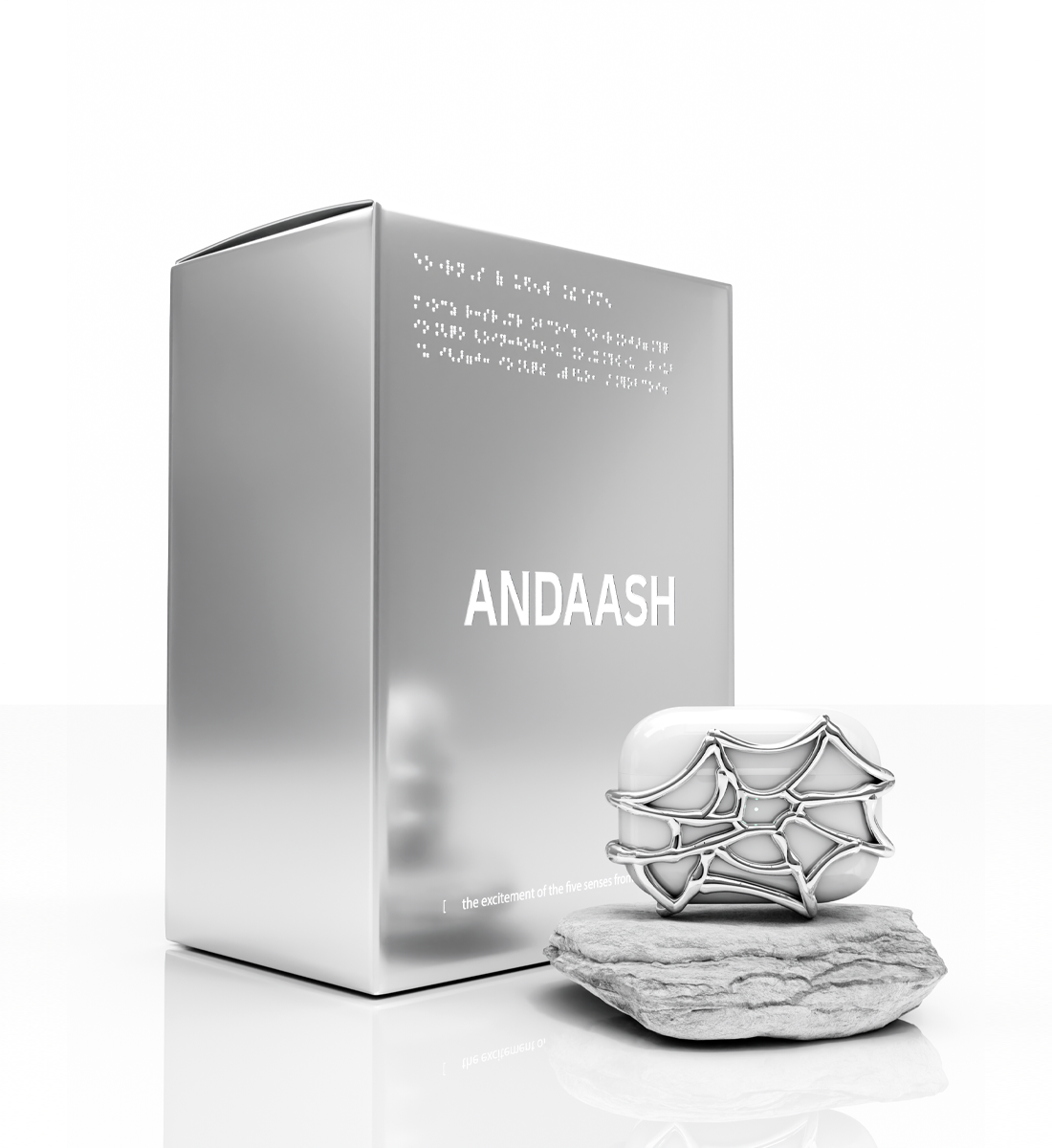 Airpods TEN 01 SILVER – ANDAASH Airpods TEN 01 SILVER – ANDAASH